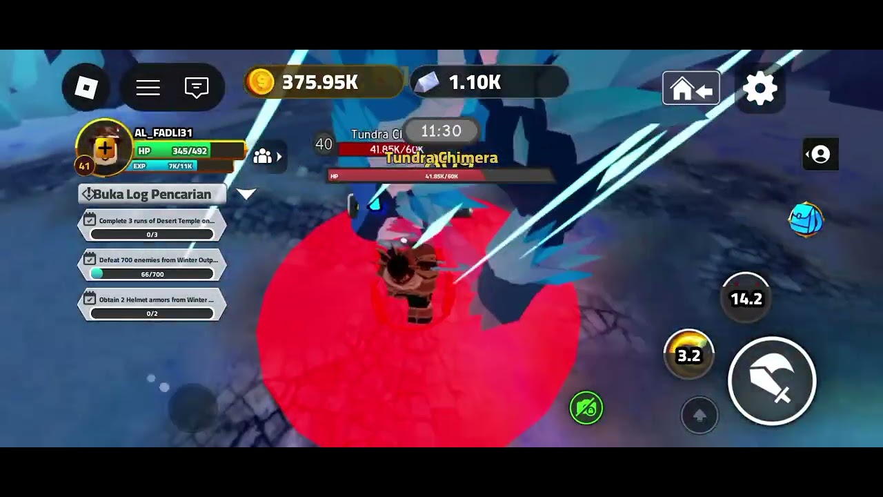 Aku main game Roblox 