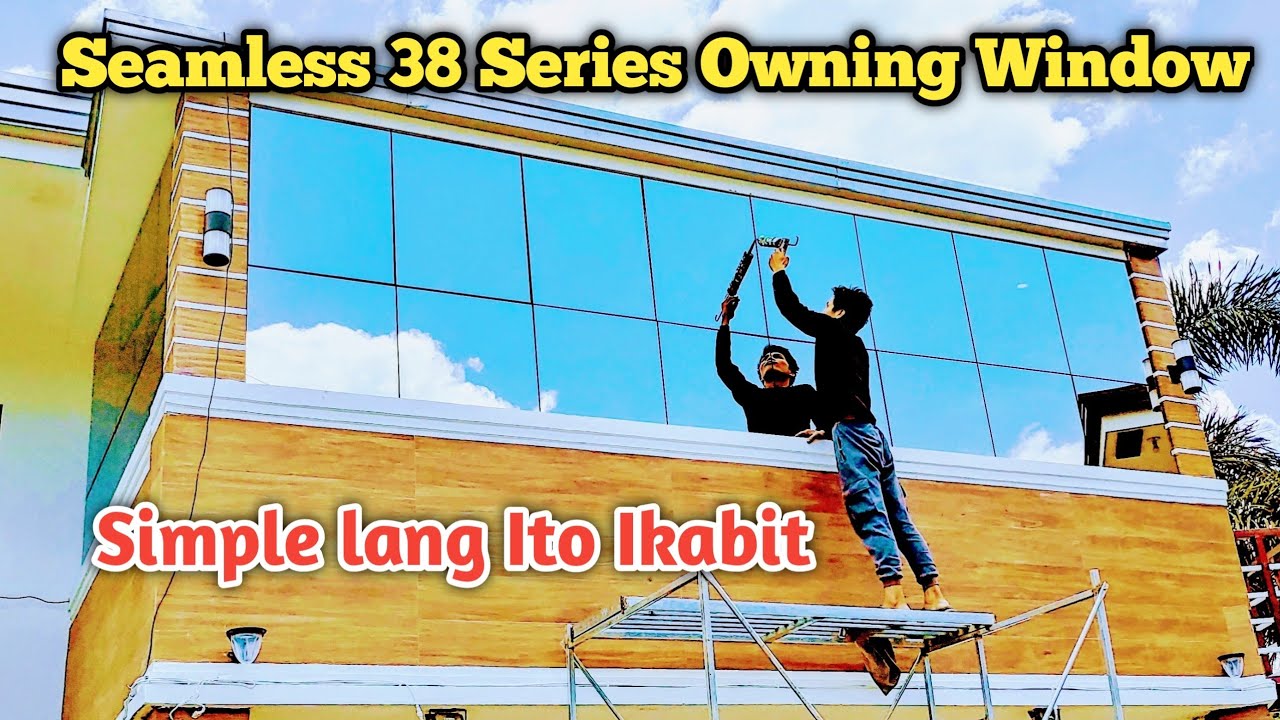 Easy Way How To Build and Install Seamless Type Owning Window 38series Aluminum | Part1