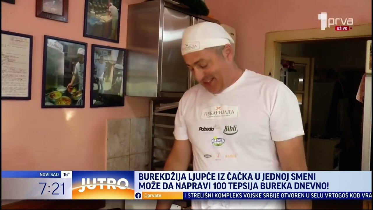 Prva TV - Burekdžija Ljupče iz Čačka otkriva tajnu najboljeg čačanskog doručka