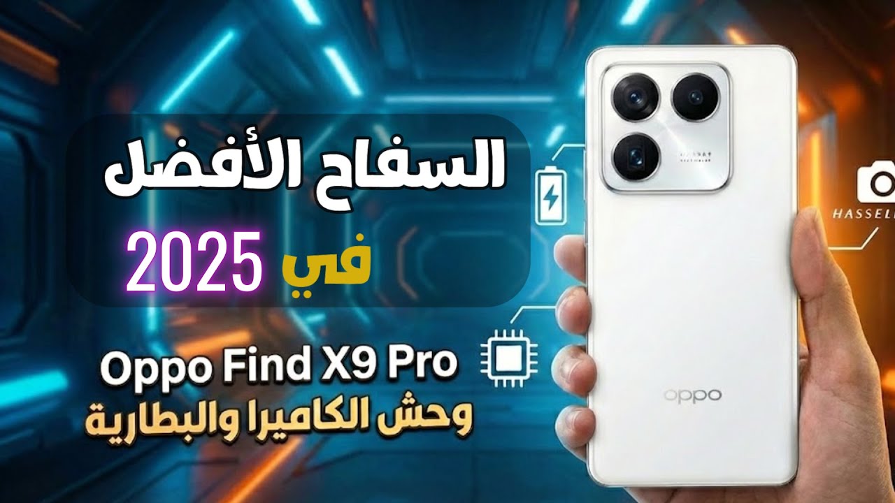 لماذا يُعد السفاح Oppo Find X9 Pro الأفضل في عام 2025؟