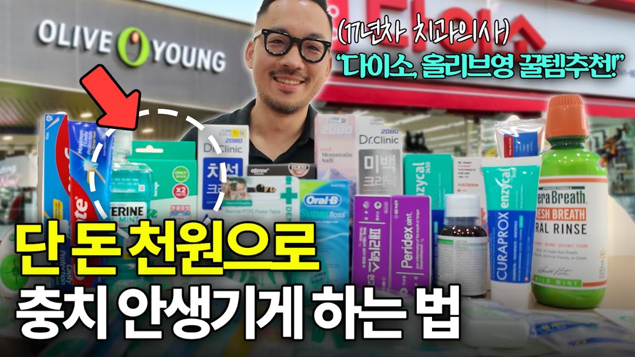 “다이소가면 무조건 사오세요” 치과의사가 매일 쓰는 다이소 꿀템 추천l ”내돈내산” 찐 추천템