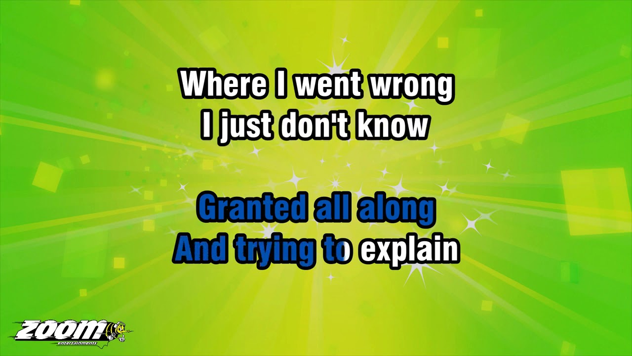 Jim Diamond - I Should Have Known Better (Karaoke Version) with Lyrics On Screen