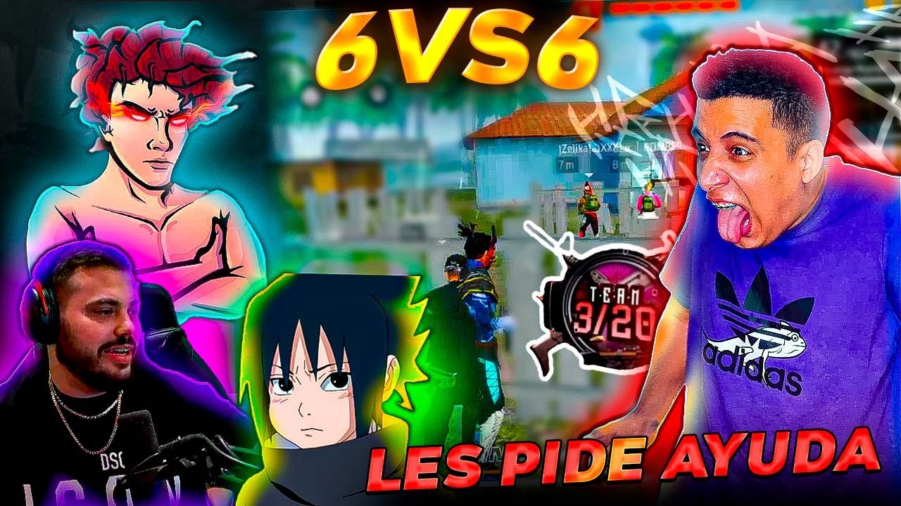 ZELIKA le PIDE AYUDA a L-GANG y LINOX para JUGAR 6vs6 CONTRA MrStivenTC y Team 3/20