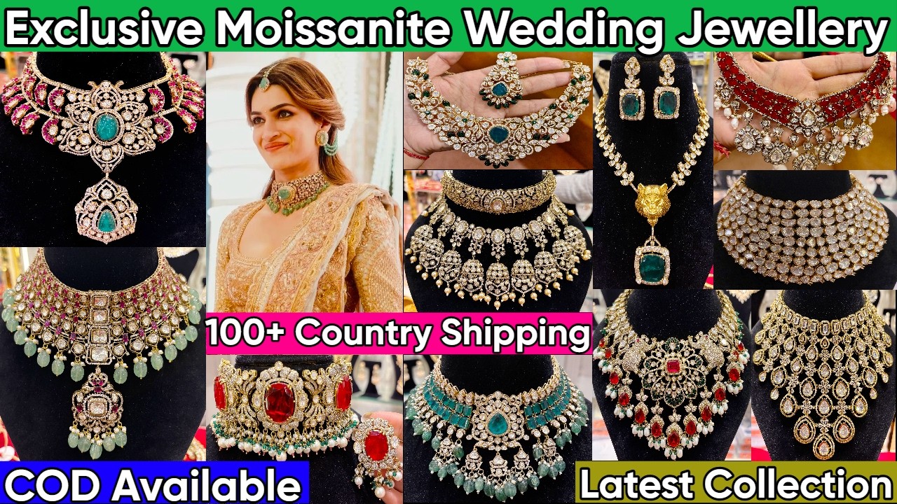 Exclusive Celebrity Inspired Bridal Wedding Moissanite Jewellery Collection 2026 | Latest Designs