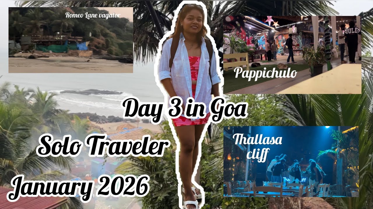 Two Beaches, One Vibe. Ozran to Vagator: A Goa Story. January 2026 Goa.