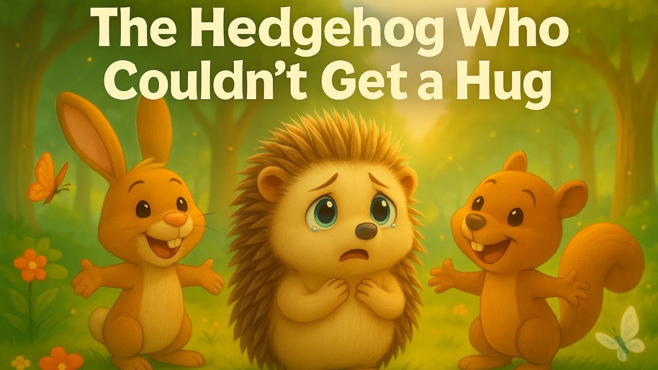 He Was Too Spiky To Hug 🦔.. Until His Friends Did This ❤️| A Bedtime Tale for Kids in English