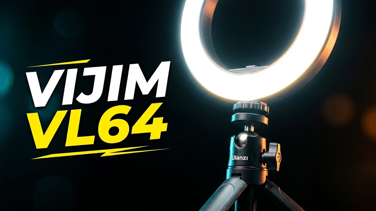 Обзор Светодиодный свет VIJIM VL64 и Штатив Ulanzi Mt14u +Конкурс без репостов