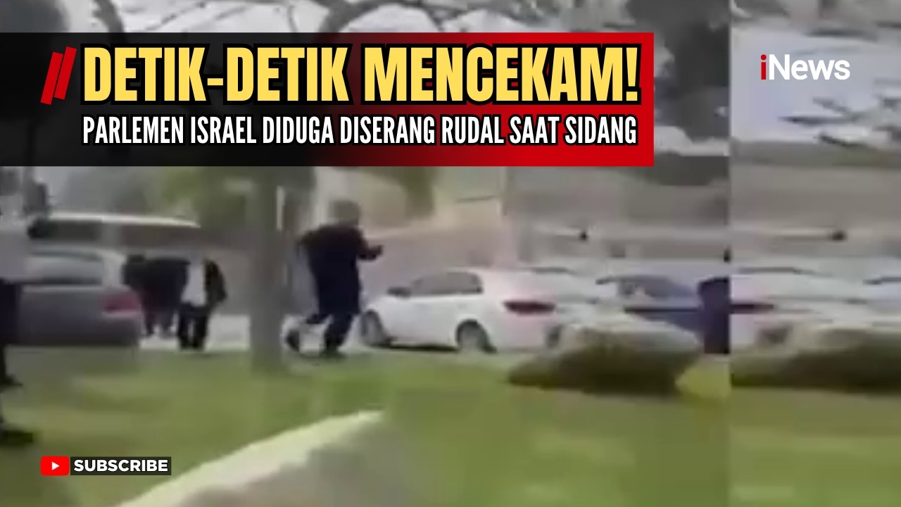 MENCEKAM! Rudal Iran Hantam Area Gedung Parlemen Israel Saat Rapat, Anggota Panik Berlarian