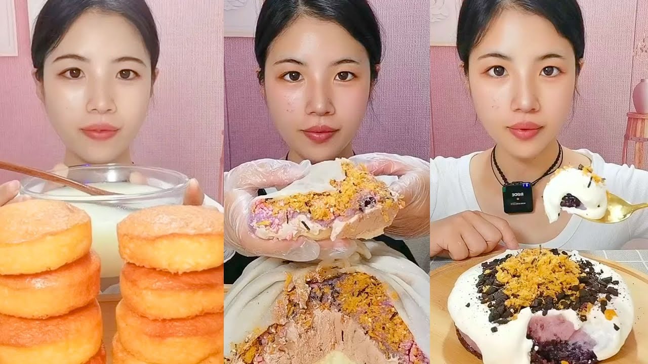 Homemade Cake and Brownie Eating Show | Calm Dessert Mukbang #2