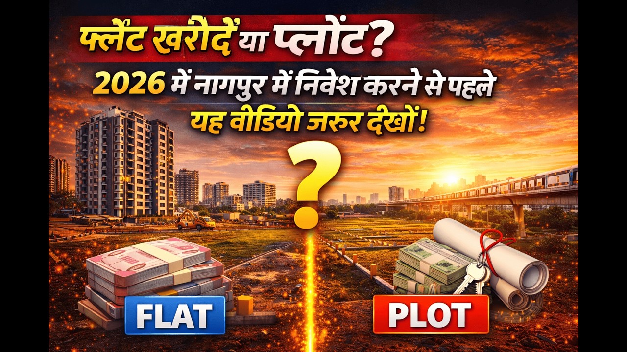 फ्लैट खरीदें या प्लॉट? 2026 में नागपुर में निवेश करने से पहले यह वीडियो जरूर देखें!