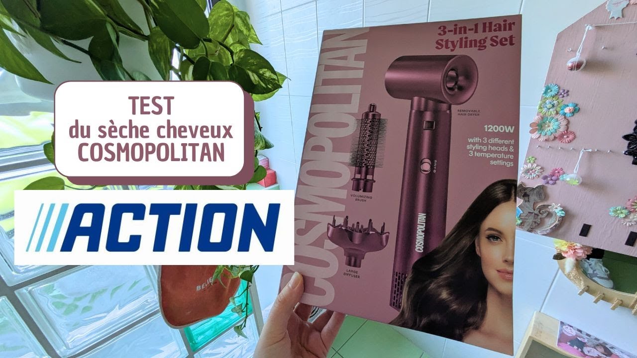TEST | Brosse coiffante 3 en 1 Cosmopolitan des magasins ACTION @ActionFR_Officiel