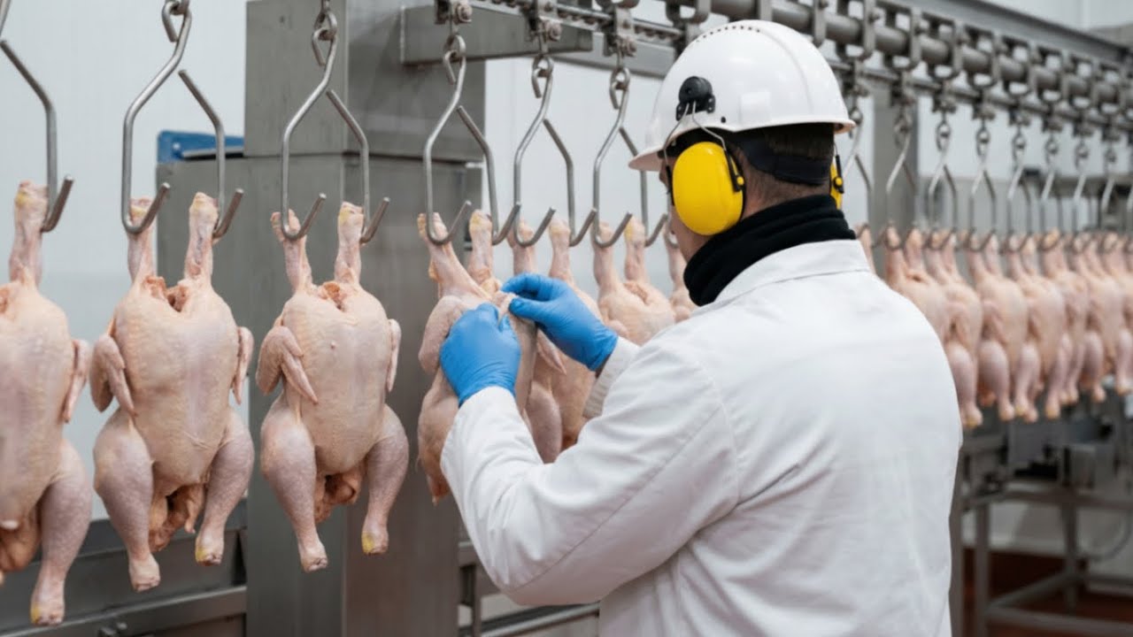 How Modern Chicken Meat Is Processed | Inside a Fully Automated Factory Line