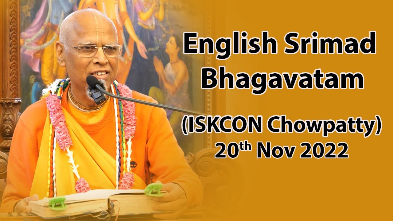 English Srimad Bhagavatam || HH Lokanath Swami Maharaj || SB 1.15.06 || ISKCON Chowpatty