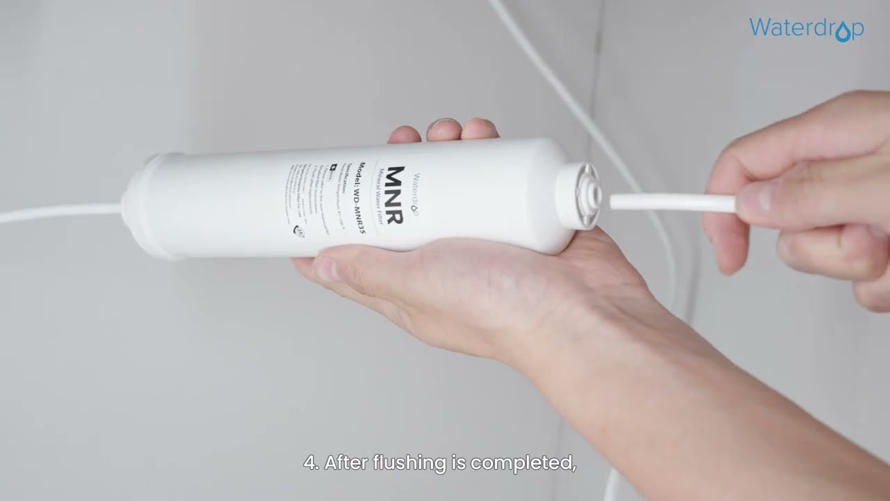 Как установить реминерализующий фильтр Waterdrop MNR35?