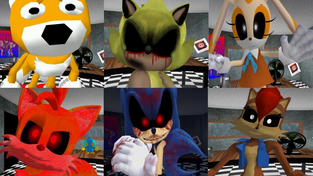 Five Nights at Sonic's 2 Reimagined ALL JUMPSCARES