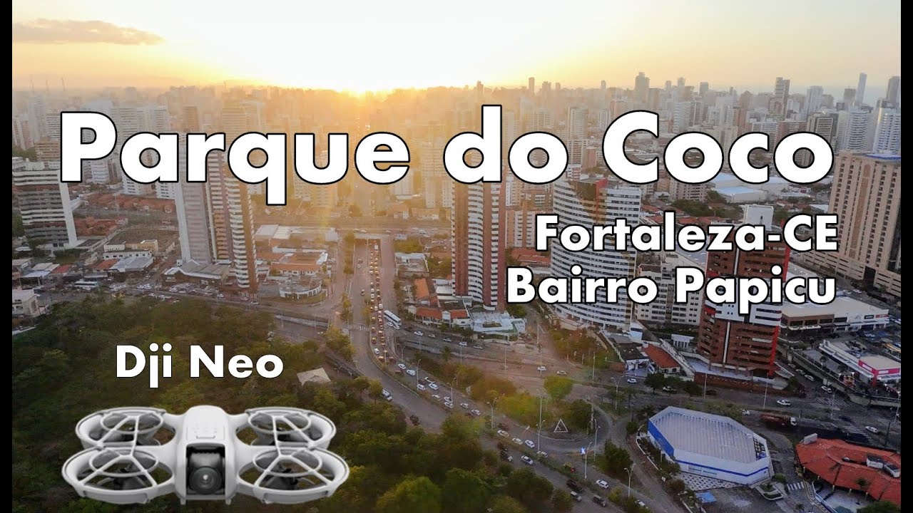 ✨ Voo de Drone no Parque do Cocó | Pôr do Sol Incrível em Fortaleza 🌅🚁