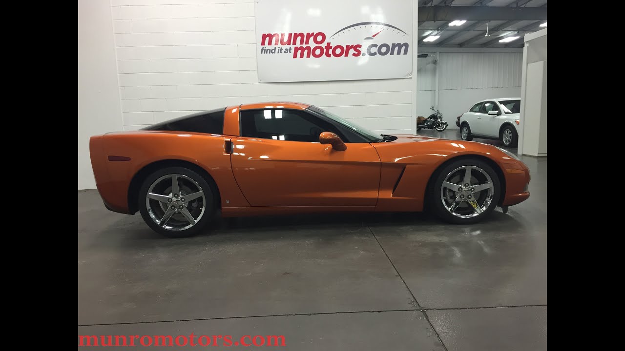 2007 Corvette Atomic Orange 6 Speed Borla SOLD Munro Motors