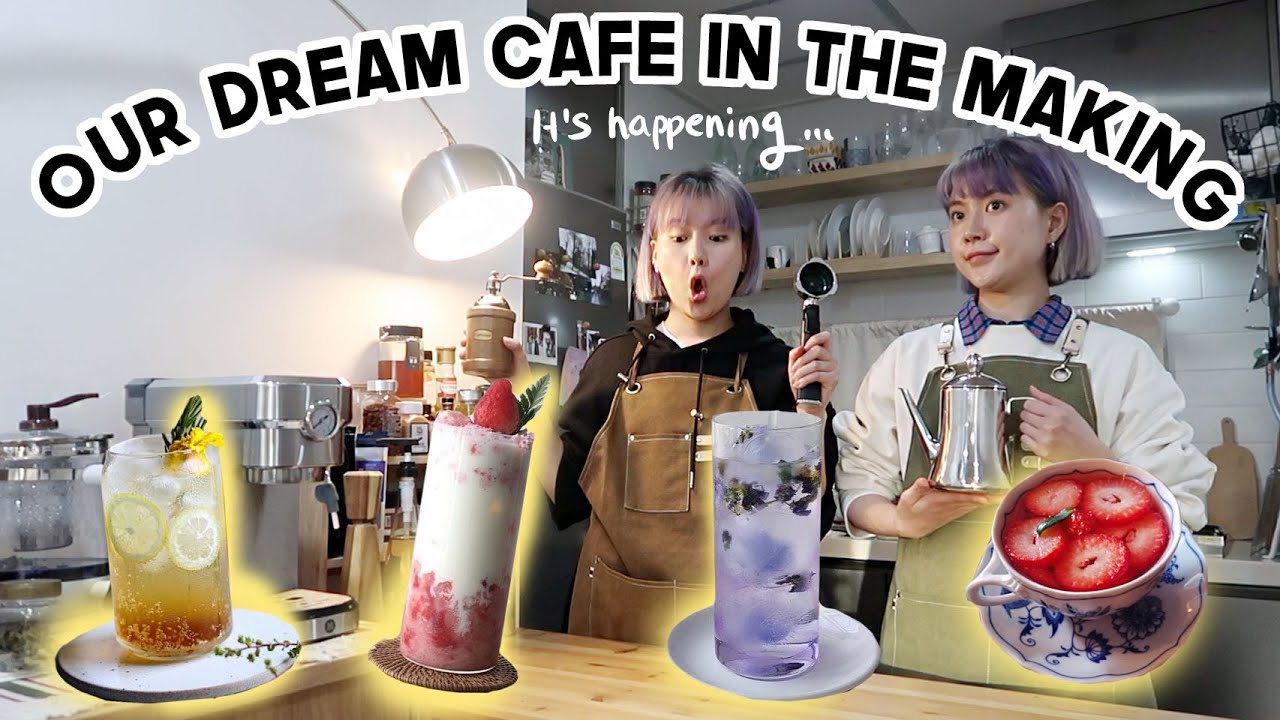 Cafe Vlog: Making Drinks for My Upcoming Cafe in Seoul (quite satisfying lol) | Q2HAN
