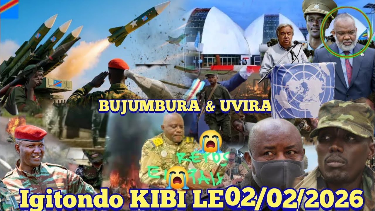 IKIGITONDO IMIRAMBO UVIRA LETA YA KINSHASA IRATABAJE Col. NABANDI 280 BARASHWE SEBARUNDI TANZANIA