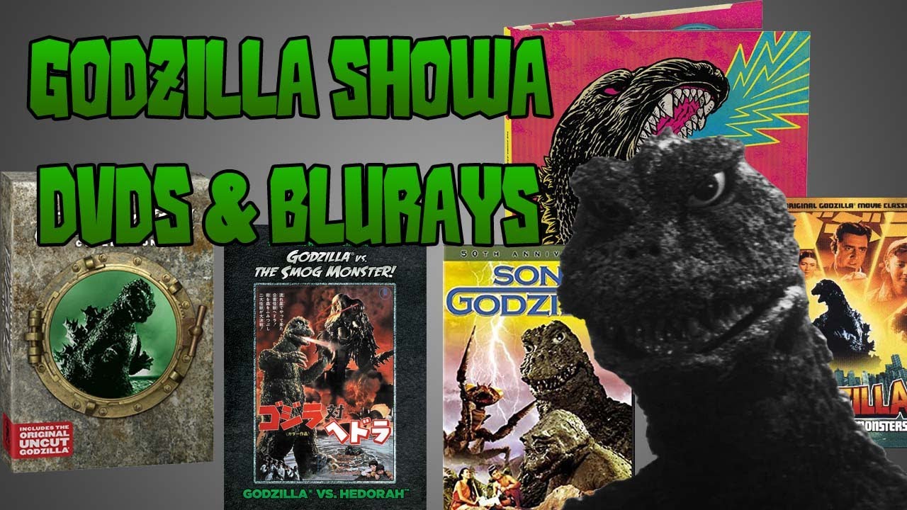 Godzilla dvd and blurays : The Showa Period