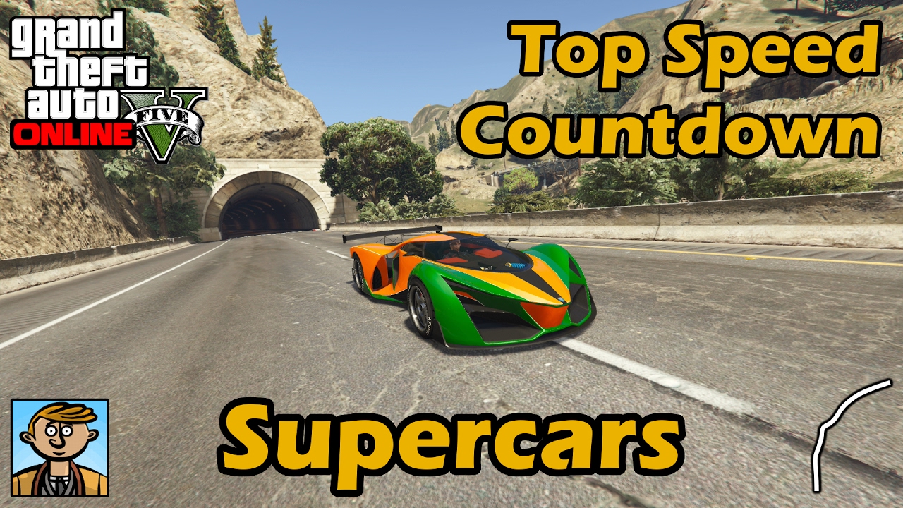 Fastest Supercars (2017) - GTA 5 Best Fully Upgraded Cars Top Speed Countdown