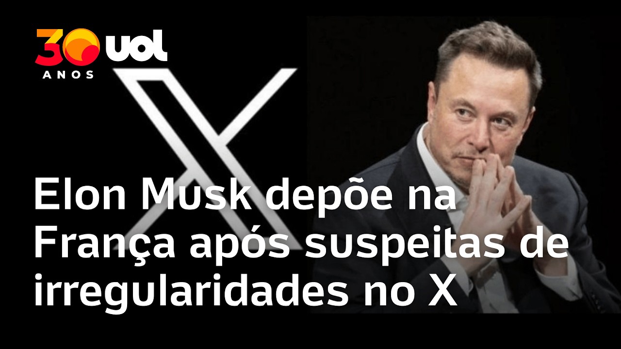 Elon Musk &eacute; chamado para depor na Fran&ccedil;a ap&oacute;s suspeitas de irregularidades no X