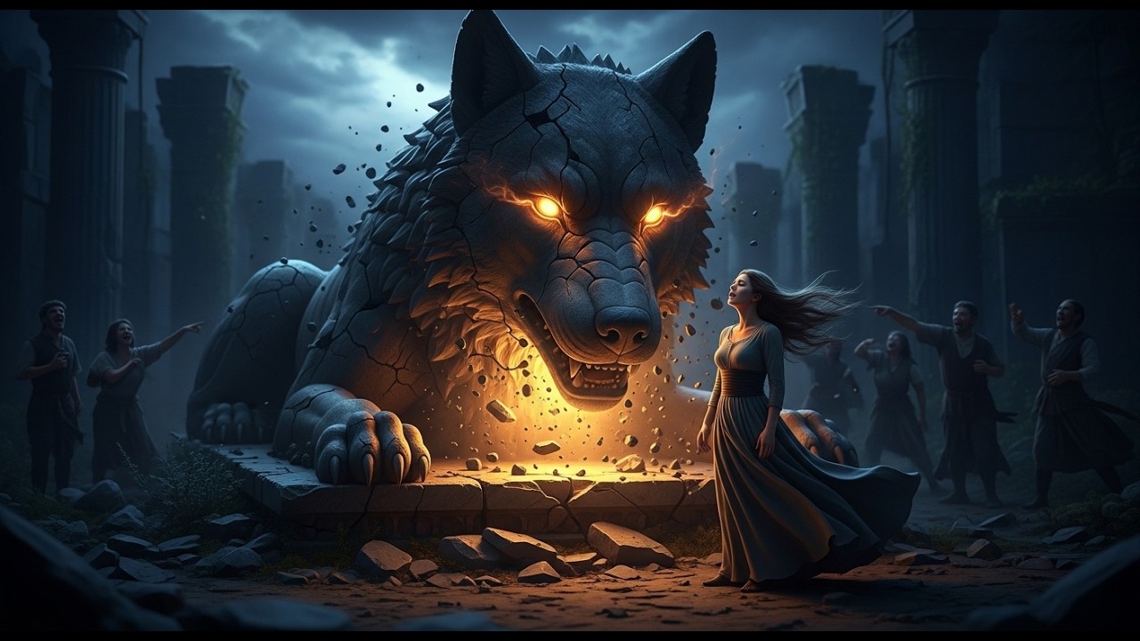 They Mocked the Woman Who Sang to the Ruined Wolf — Until the Ancient Spirit Answered Her Call