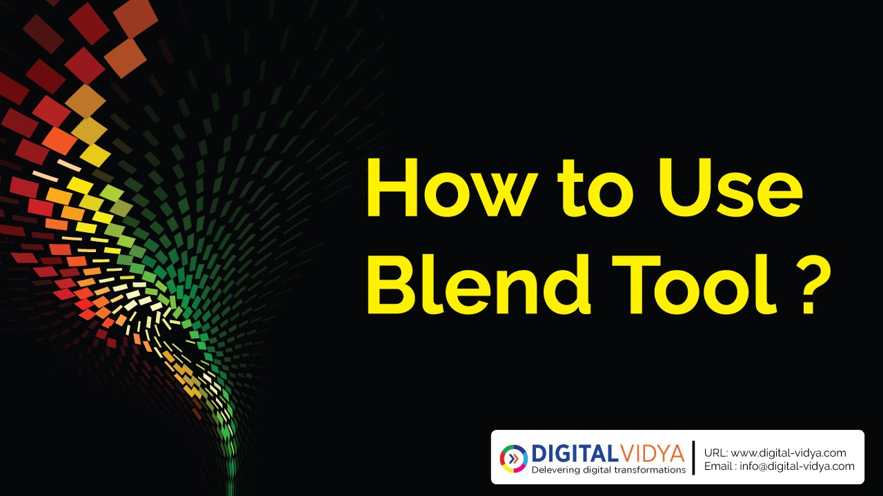 [Telugu Tutorial] how to use Blend tool - Illustrator Telugu Tutorial