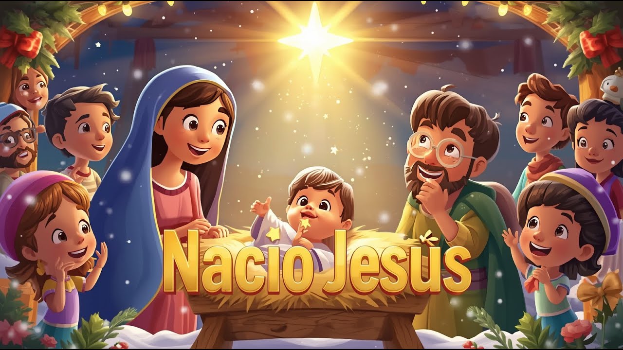 “Nació Jesús 🌟 El Mix Navideño Infantil Más Hermoso del Año”