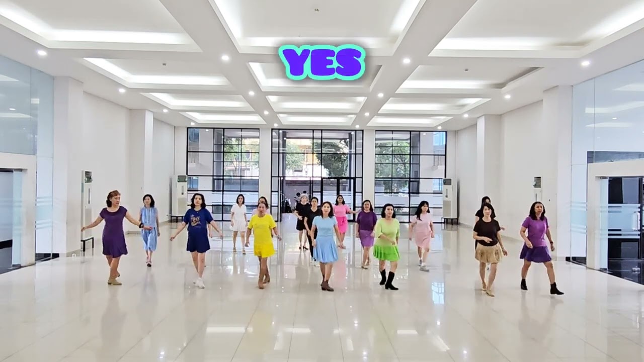 YES  - Line Dance - Intermediate // Choreo by Travis Taylor (AUS)
