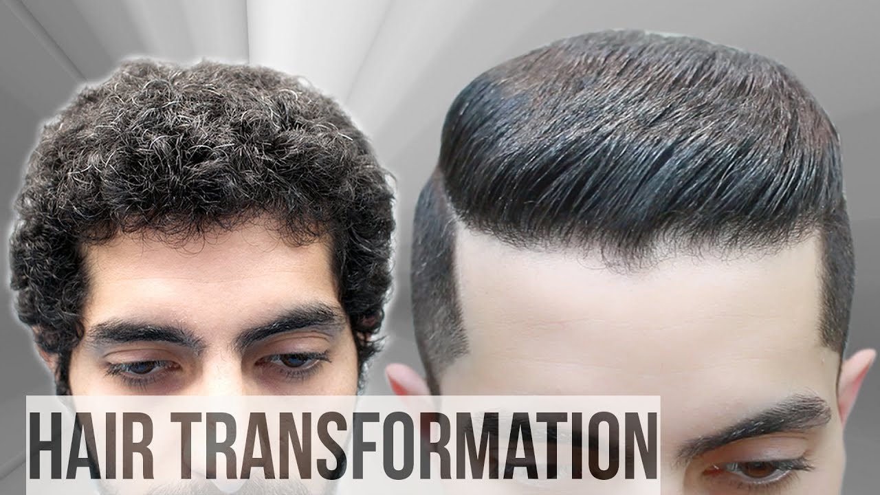 Natural Curly Hair Transformation - Hair Tutorial ★ Best Haircut For men!