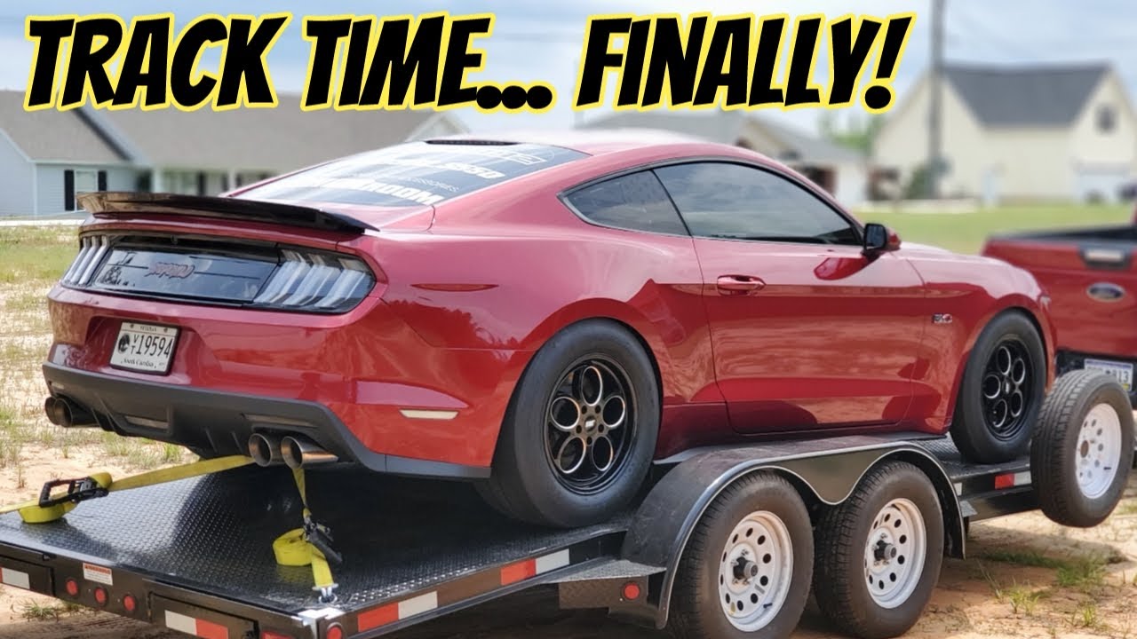 Time to hit the track... finally! Drag racing my T56 Magnum swapped 2016 Mustang GT, Stepchild!