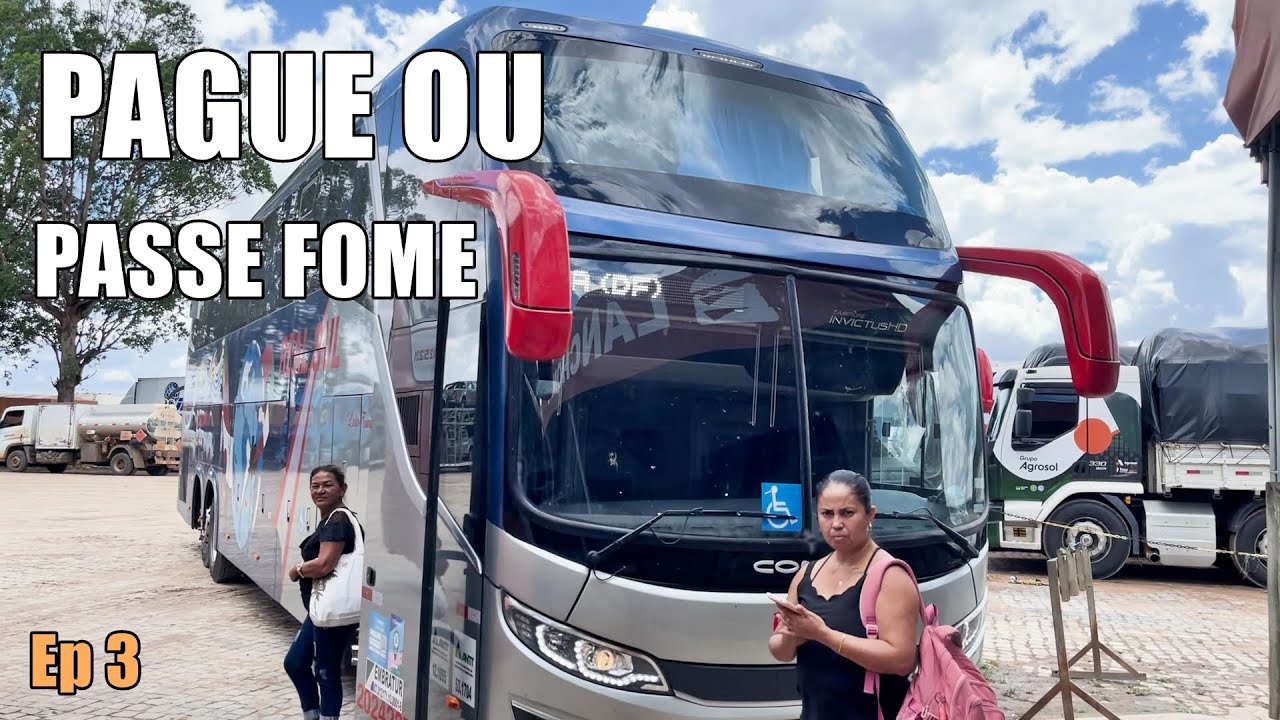 COMER É LUXO NA ESTRADA! VIAGEM DE TERESINA A BRASILIA na REAL SUL ep 3