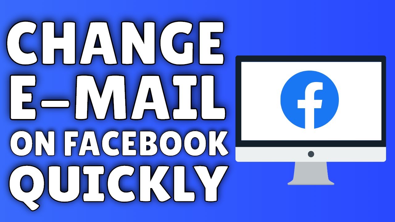How To Change Your Email Address On Facebook ✅