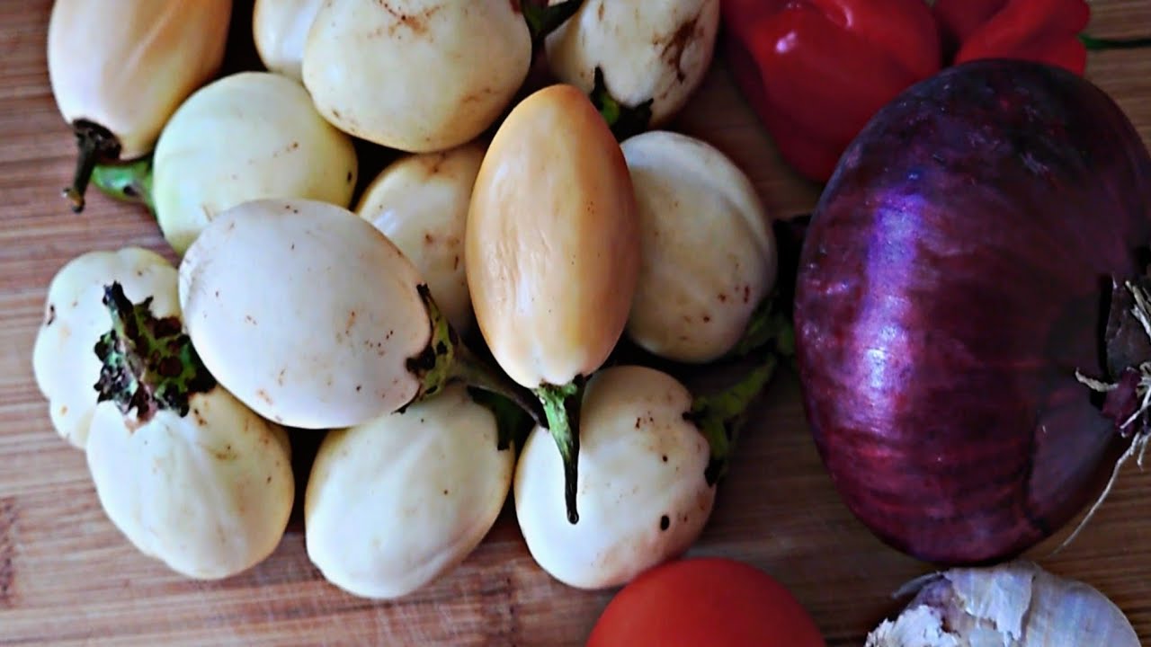 Pate d aubergine pour igname bouilli #Akpessi