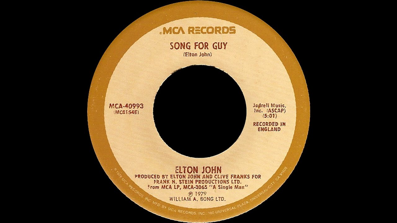 Elton John ~ Reverie/Song For Guy 1978 Extended Meow Mix