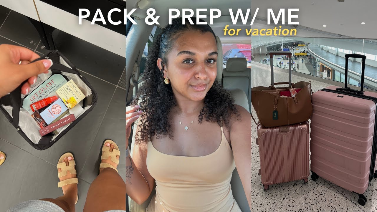 PACK & PREP W/ ME FOR VACATION! target shopping + sephora haul + nails + brows and more