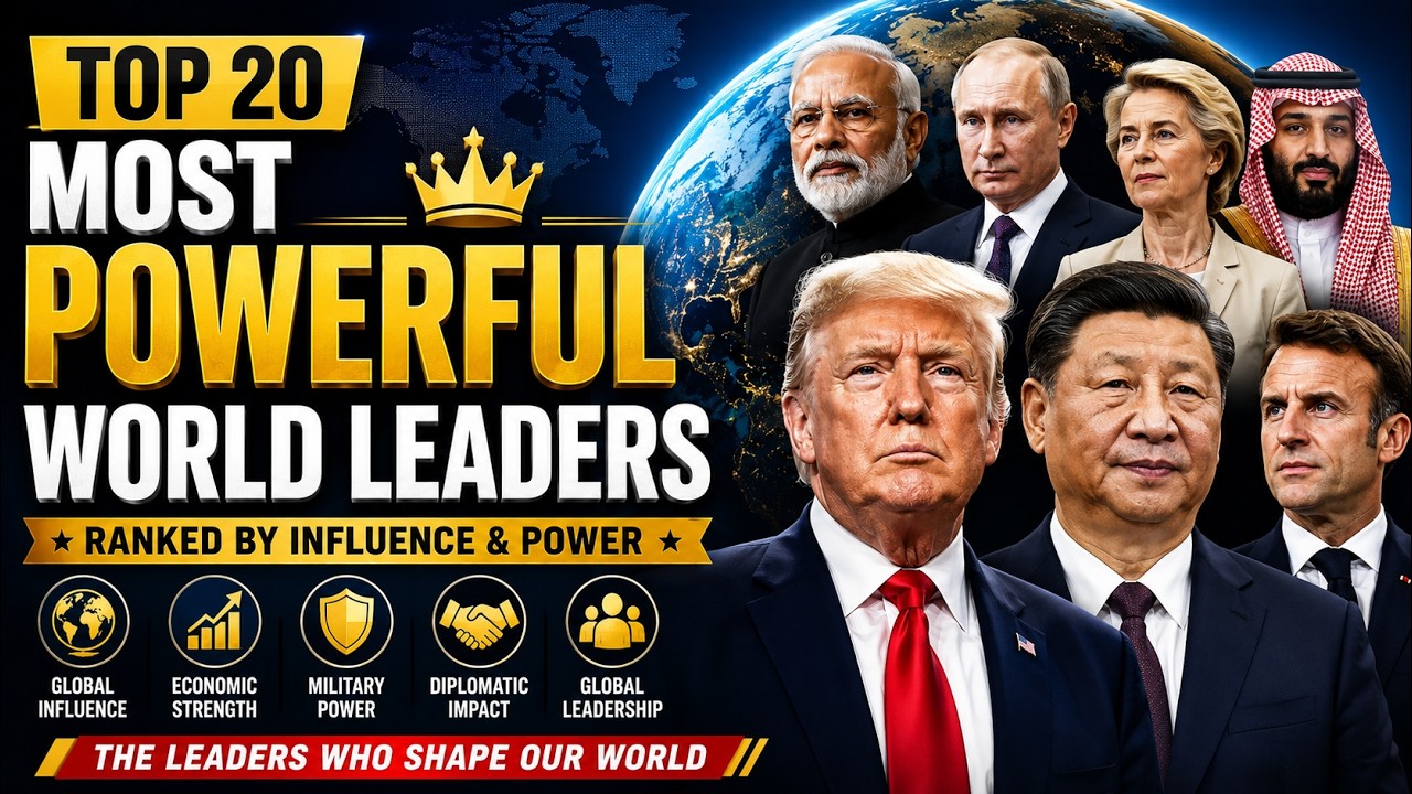 Top 20 Most Followed World Leaders on Instagram 📱🌍 | Instagram Followers Ranking 2026