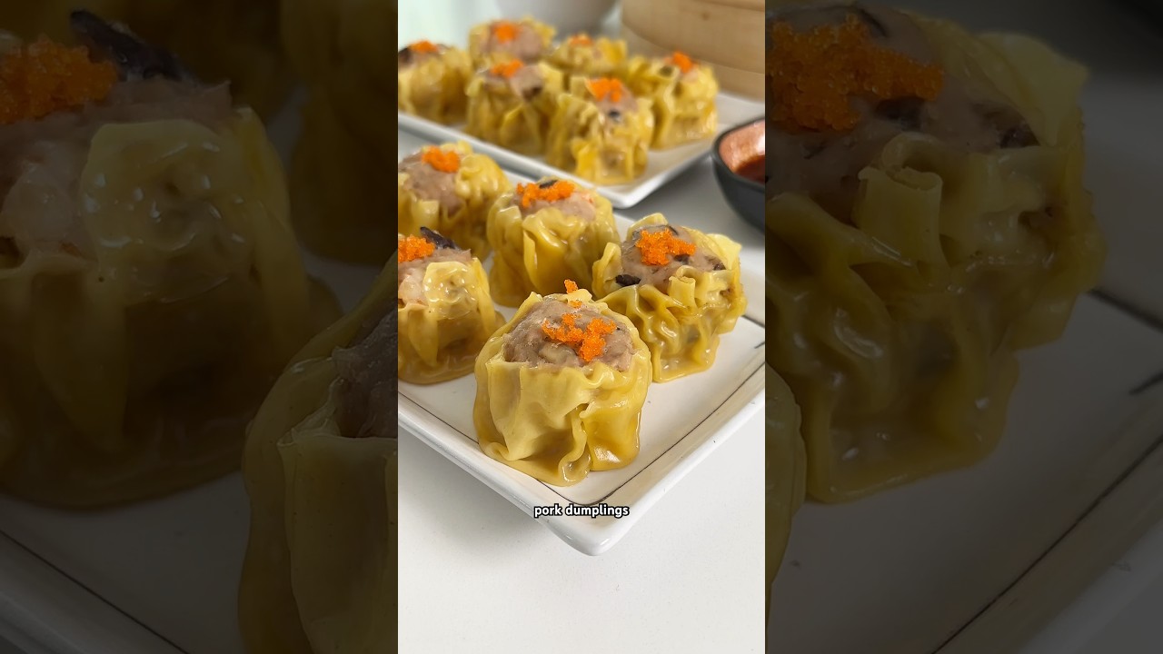 Shu Mai (Shui Mai) - Steamed Pork Dumplings