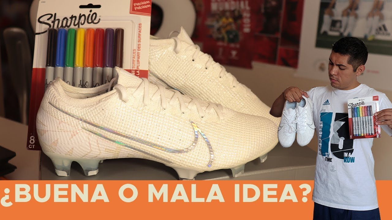 MERCURIAL VAPOR XIII personalizados con Sharpie ¿FUNCIONARA?
