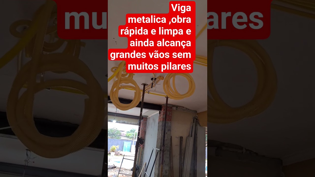 viga met&aacute;lica obra r&aacute;pida e limpa e ainda alcan&ccedil;a grandes v&atilde;os