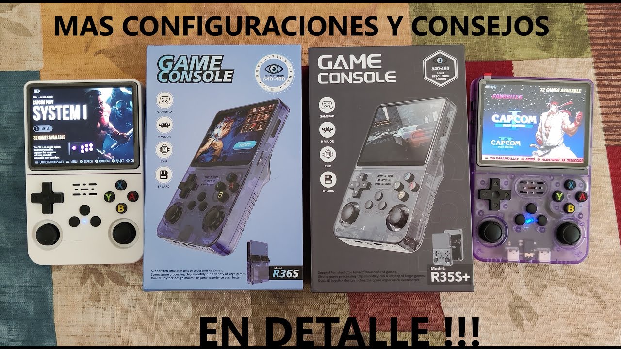 R36S : MAS CONFIGURACIONES Y CONSEJOS EN DETALLE !!! (OTRO CLON SE UNE A LA HORDA)