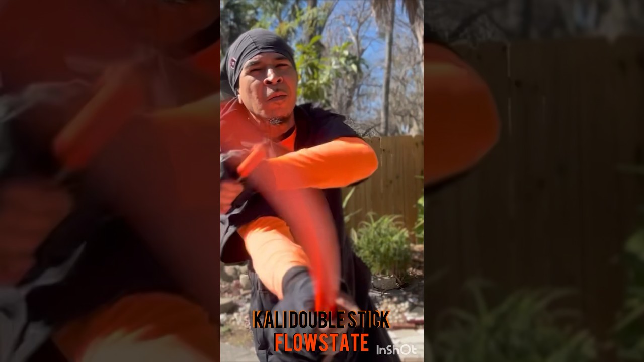 Eskrima Double Stick Flow; Filipino Martial Arts Weapons Freestyle FMA #arnis
