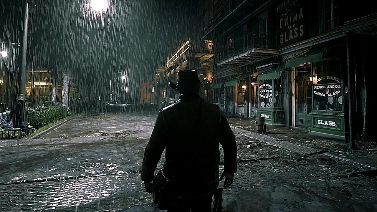 Arthur Relaxes At A Luxury Hotel In Saint Denis During A Thunderstorm | RDR2 ASMR