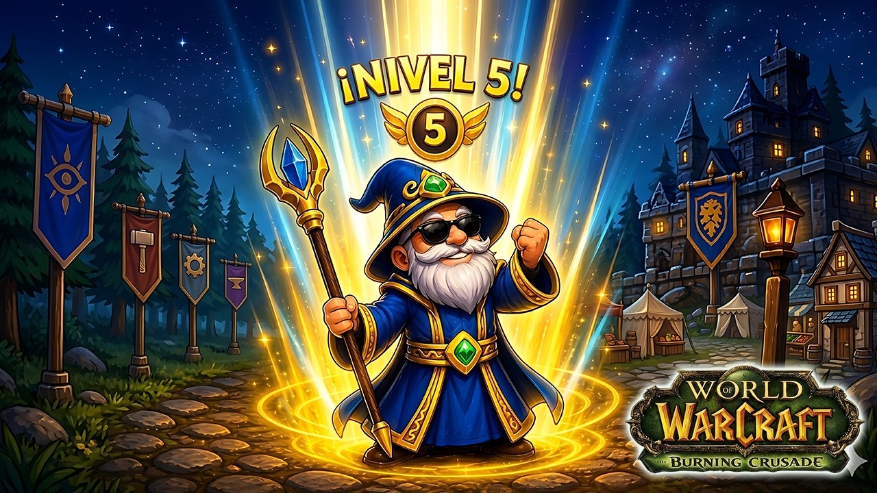 GUIA GNOMO MAGO DEL 1 AL 5 EN 30 MINUTOS ( WOW CLASSIC 20 ANIVERSARIO)