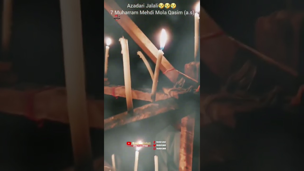 7 Muharram janabe Qasim a. s mehdi Azadari Jalali #short  😭 #mola_Qasim #1444 #2022status