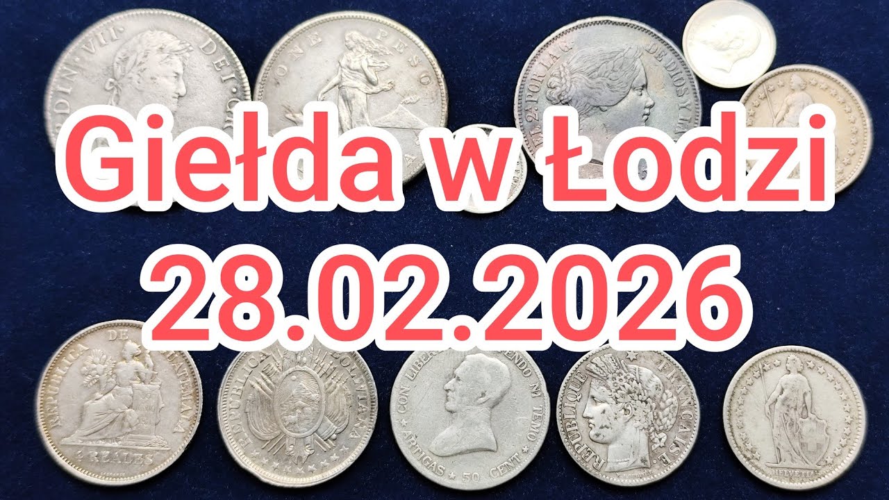 Giełda kolekcjonerska w Łodzi 28 lutego 2026 - udane zakupy srebrnych monet