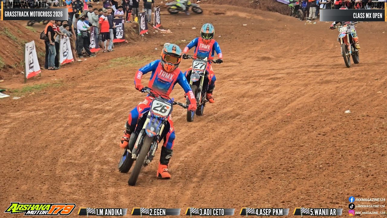 KESERUAN UPIN IPIN PEDANA BALAPAN DI CLASS MX OPEN‼️ ENGGA MAU BERJAUHAN‼️