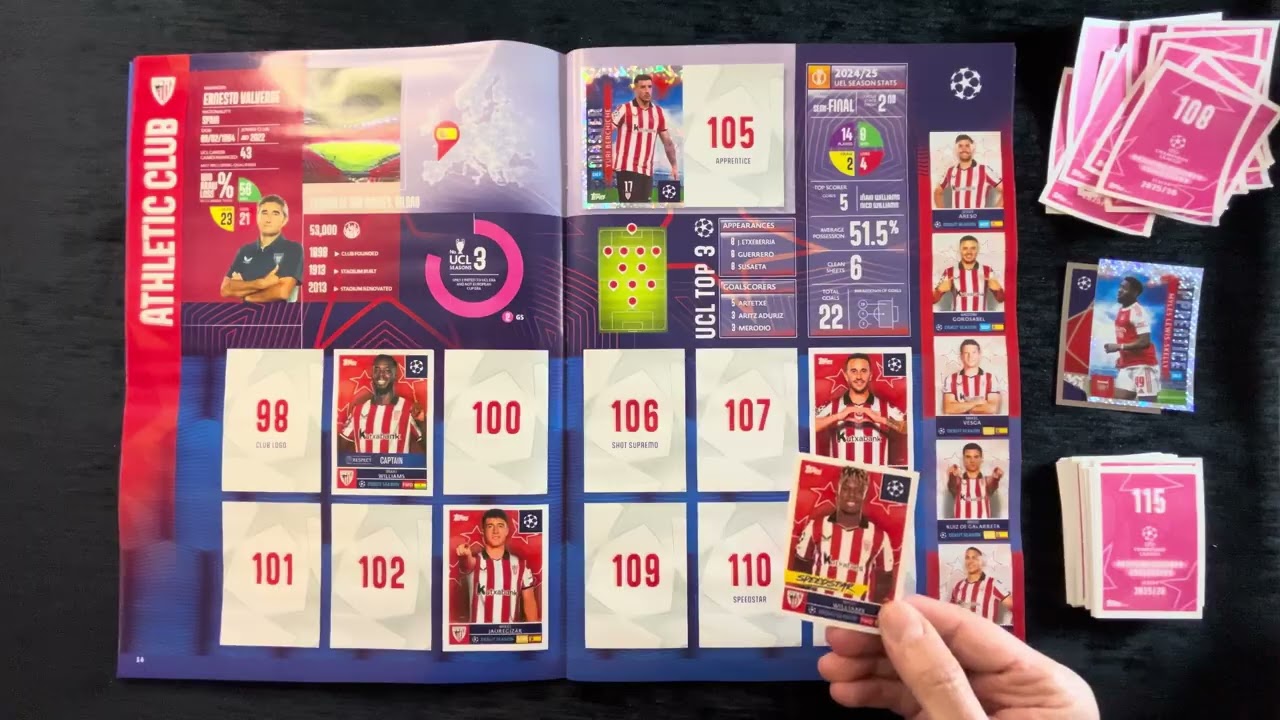 Topps UEFA Champions League 2025-26 Sticker Album Series  Part 3