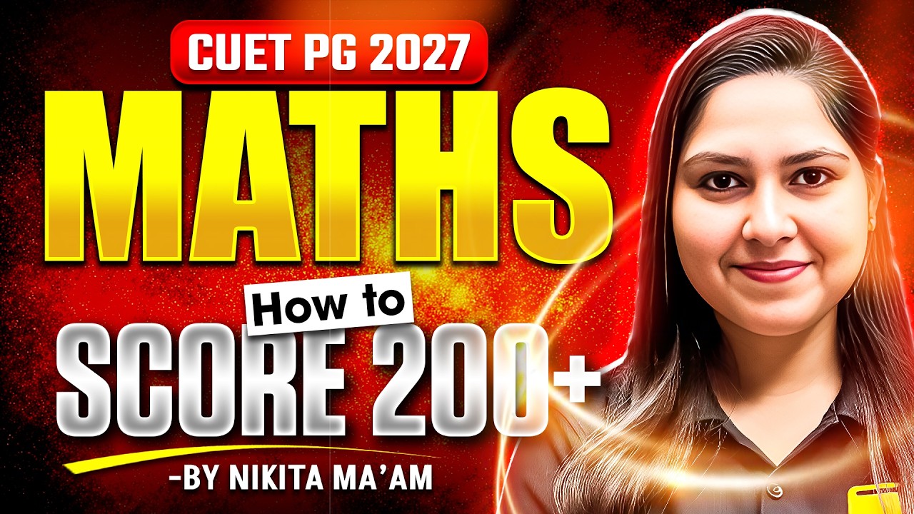🎯 How to Score 200+ in CUET PG Mathematics 2027 | Topper Strategy